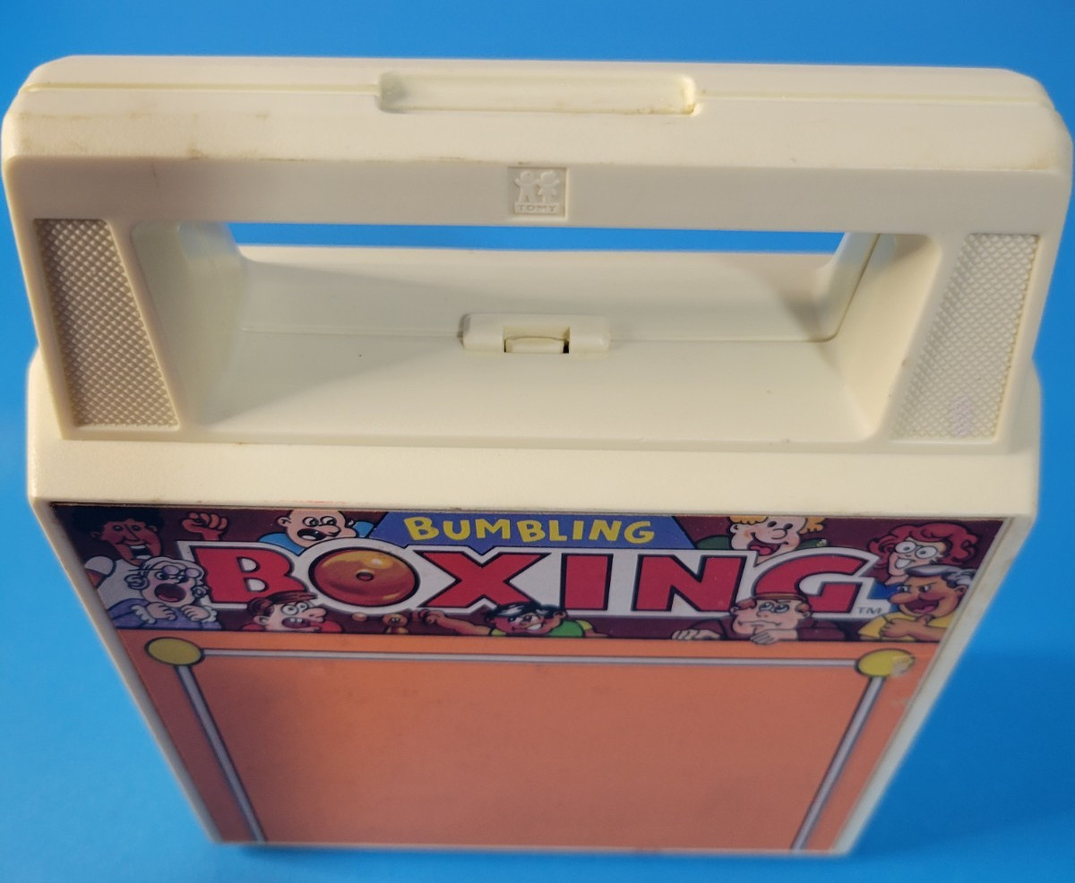 Vintage Bumbling Boxing Tomy – Complete w/ Boxers Toy Wind Up 1980’s