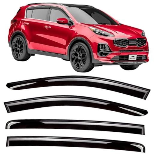 Extra Durable Rain Guards for Kia Sportage 2017 – Tape-On – 17-22