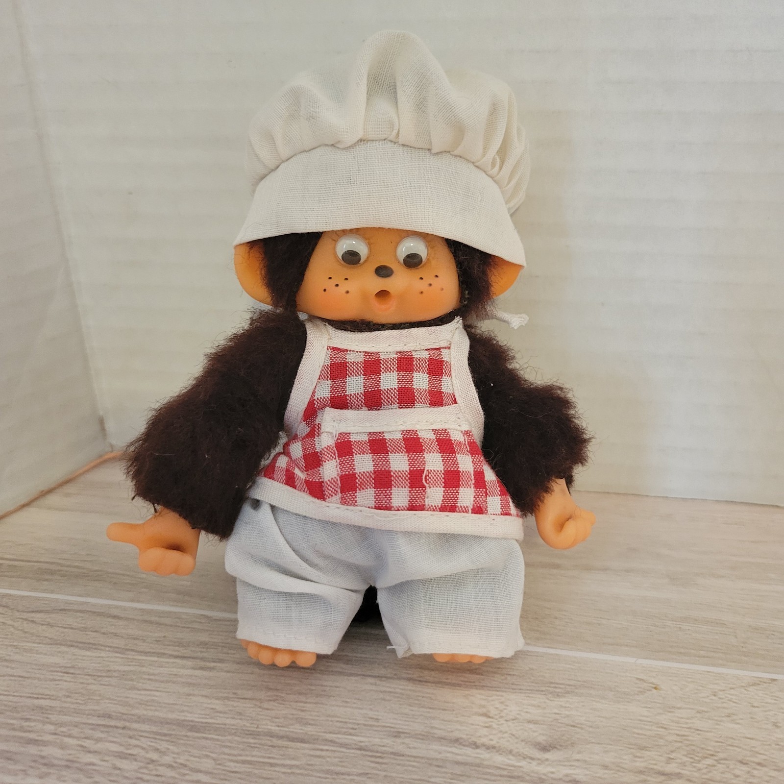 Vintage My Friend MONKENOO Doll Barbecue Bernie Totsy Toy Co Monkey 80s Plush