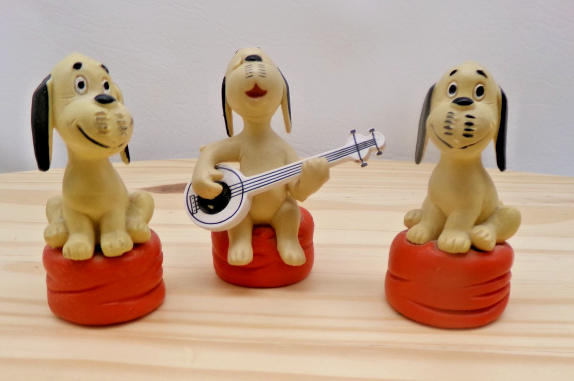 Wum & Wendelin Loriot Goebel Aktion Sorgenkind Germany 3″ Tall TV Character Dog