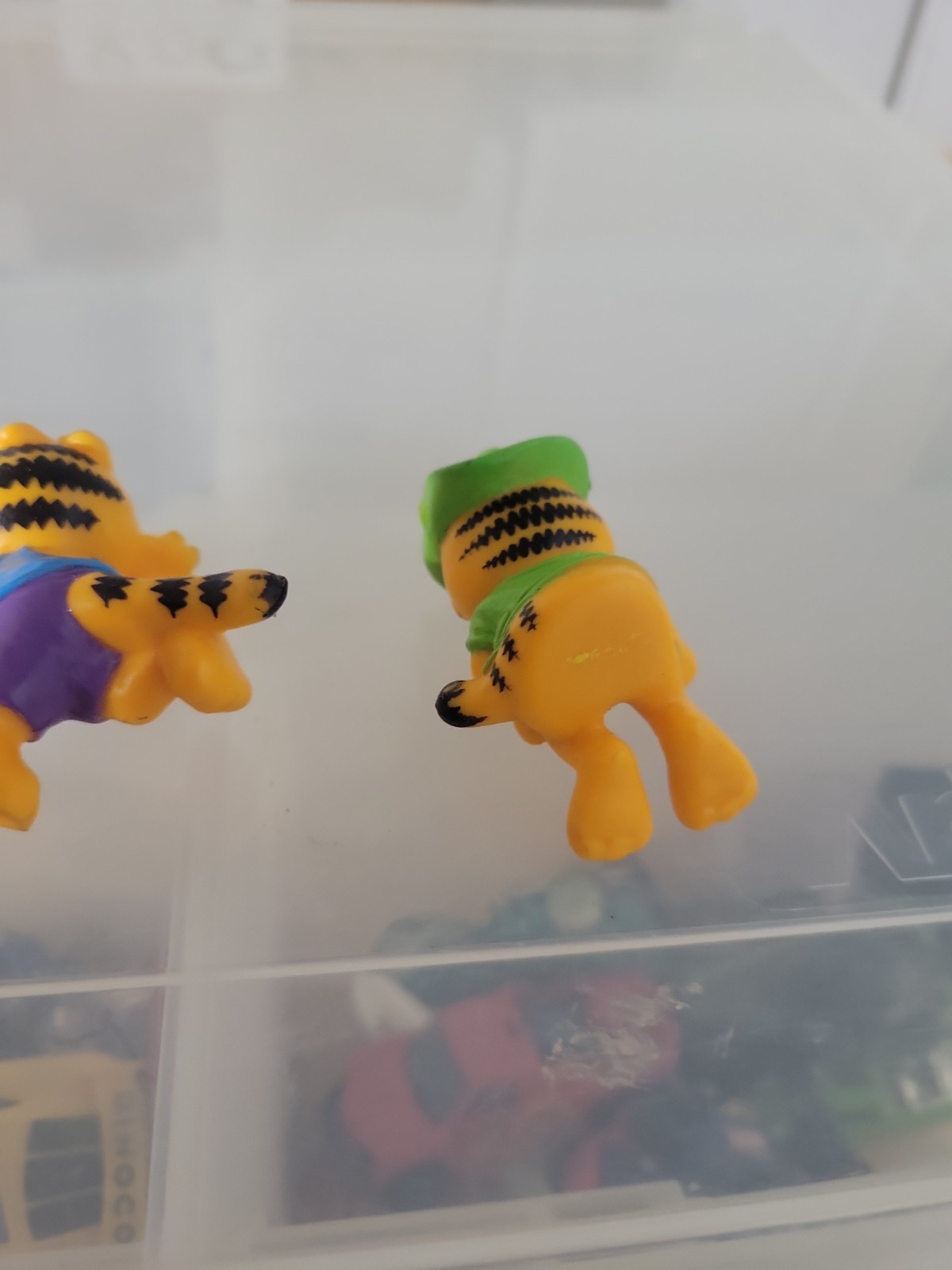 Vintage Garfield 1978 1981 United Feature Syndicate Lot Of 3 PVC Figures