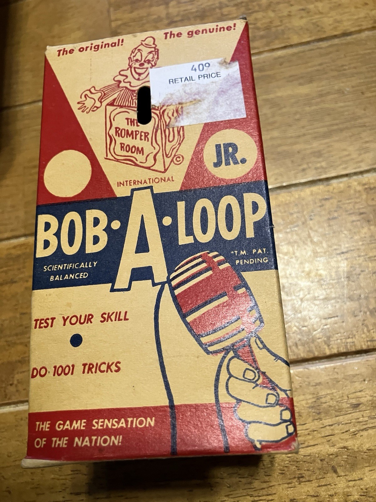 1958 Romper Room Bob A Loop Jr. NOS Game Vintage