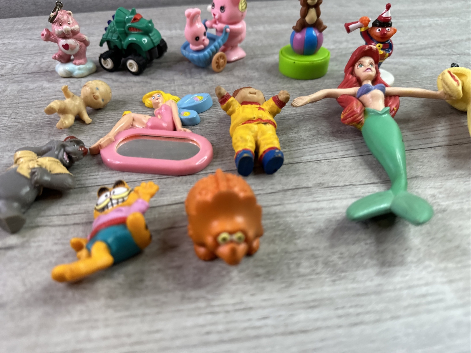Vintage Lot Of Kids Toys 1980-1990s Disney Garfield Cabbage Patch Windup & more