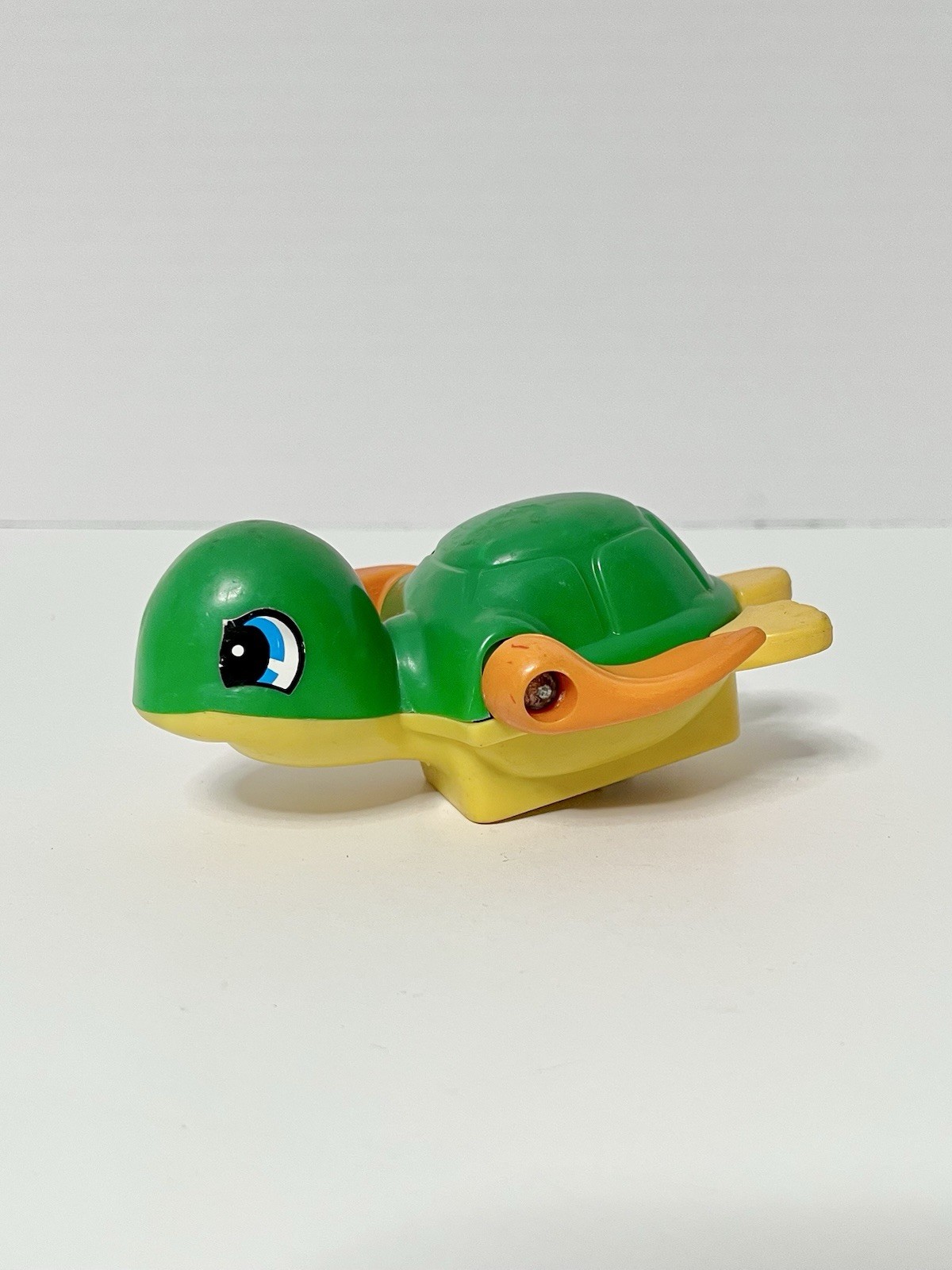 Vintage Tomy Wind Up Swimming Turtle Toy 1976 Not Working