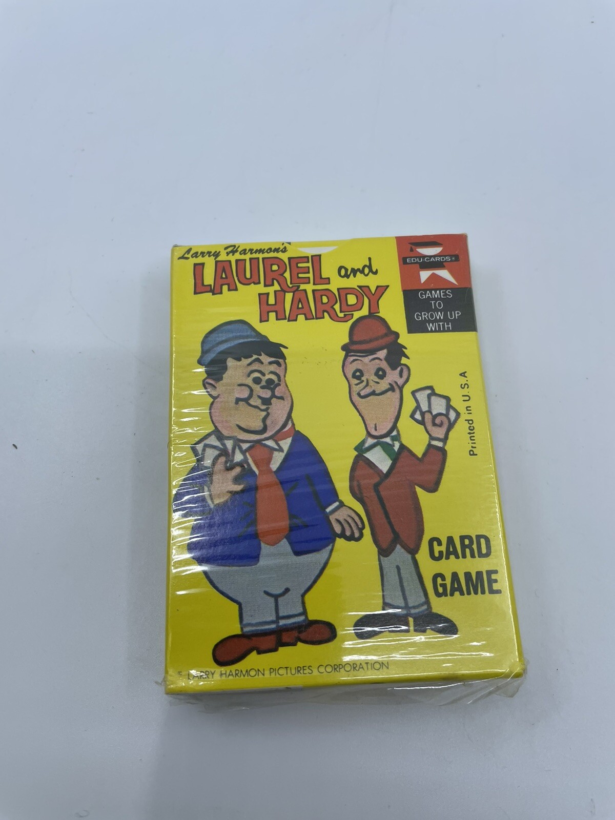 Vintage 1972 Laurel and Hardy Card Game Edu-Cards Sealed NOS