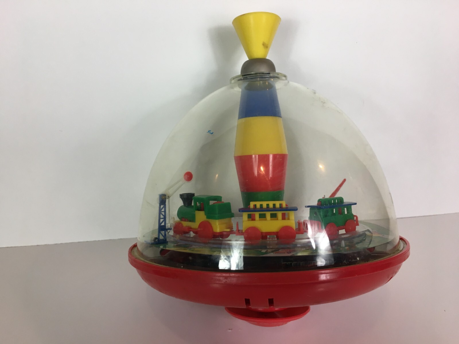 Vintage Spinner Panorama Spinning Top Train Toy