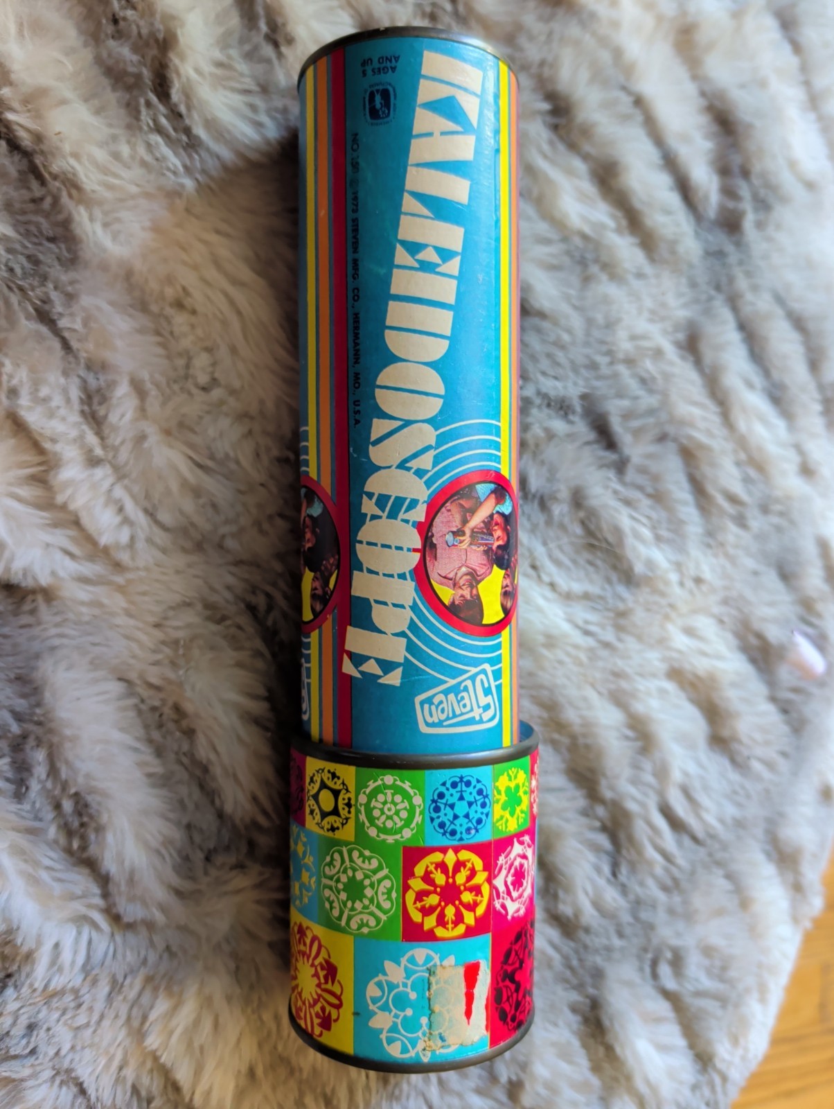 Vintage 1973 Steven Mfg. Co Model 150 Toy Kaleidoscope – great condition