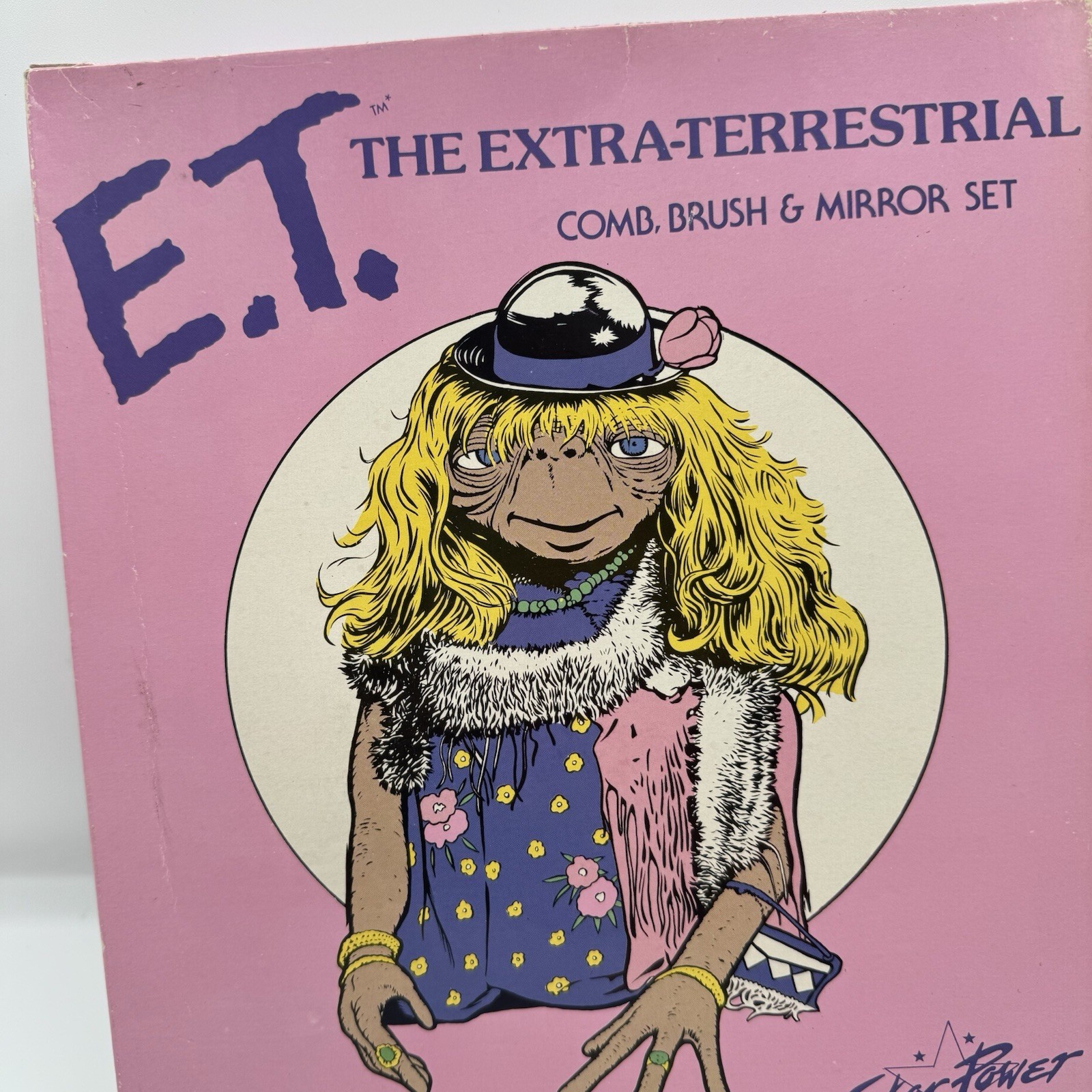 E.T. The Extraterrestrial Comb, Brush & Mirror Set in Box 1982 Universal Vintage