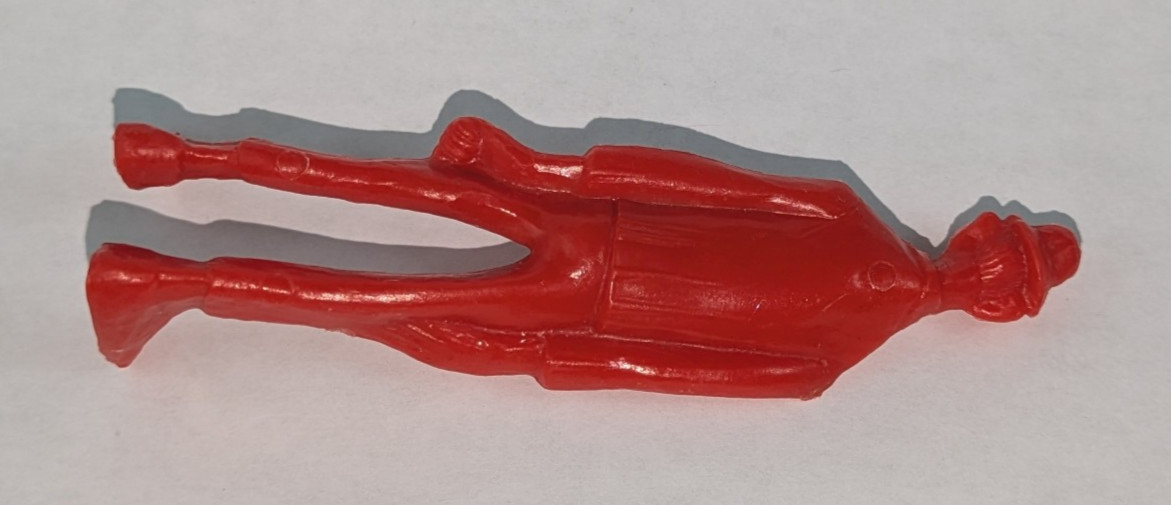Palmer Tall Man Red Plastic Sideshow Circus Performer Vtg 1960s Figure