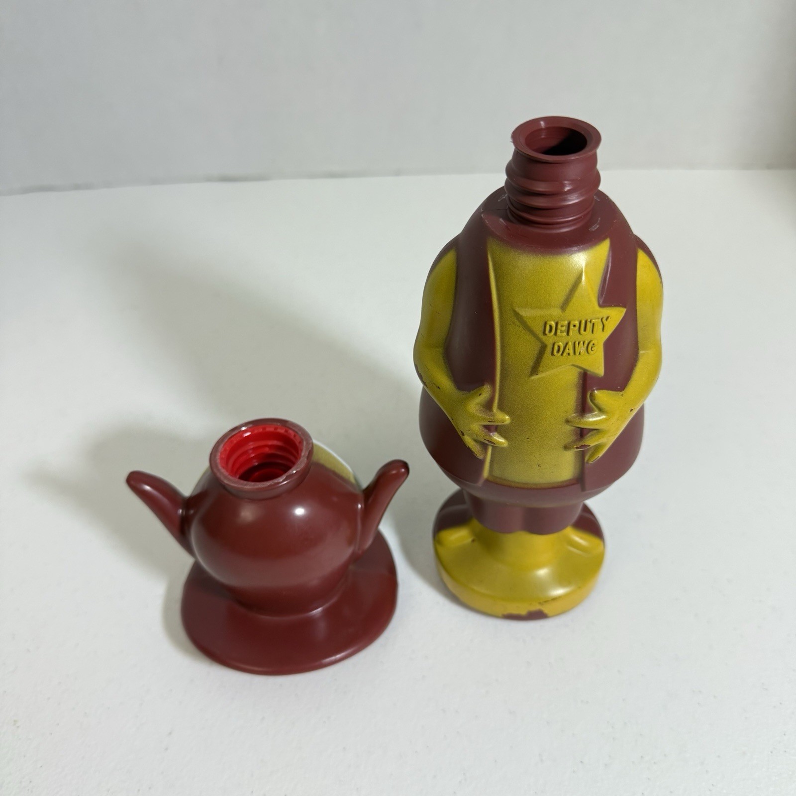 Vintage Deputy Dawg Soaky Bubble Bath Bottle Colgate Palmolive Terrytoons Toy