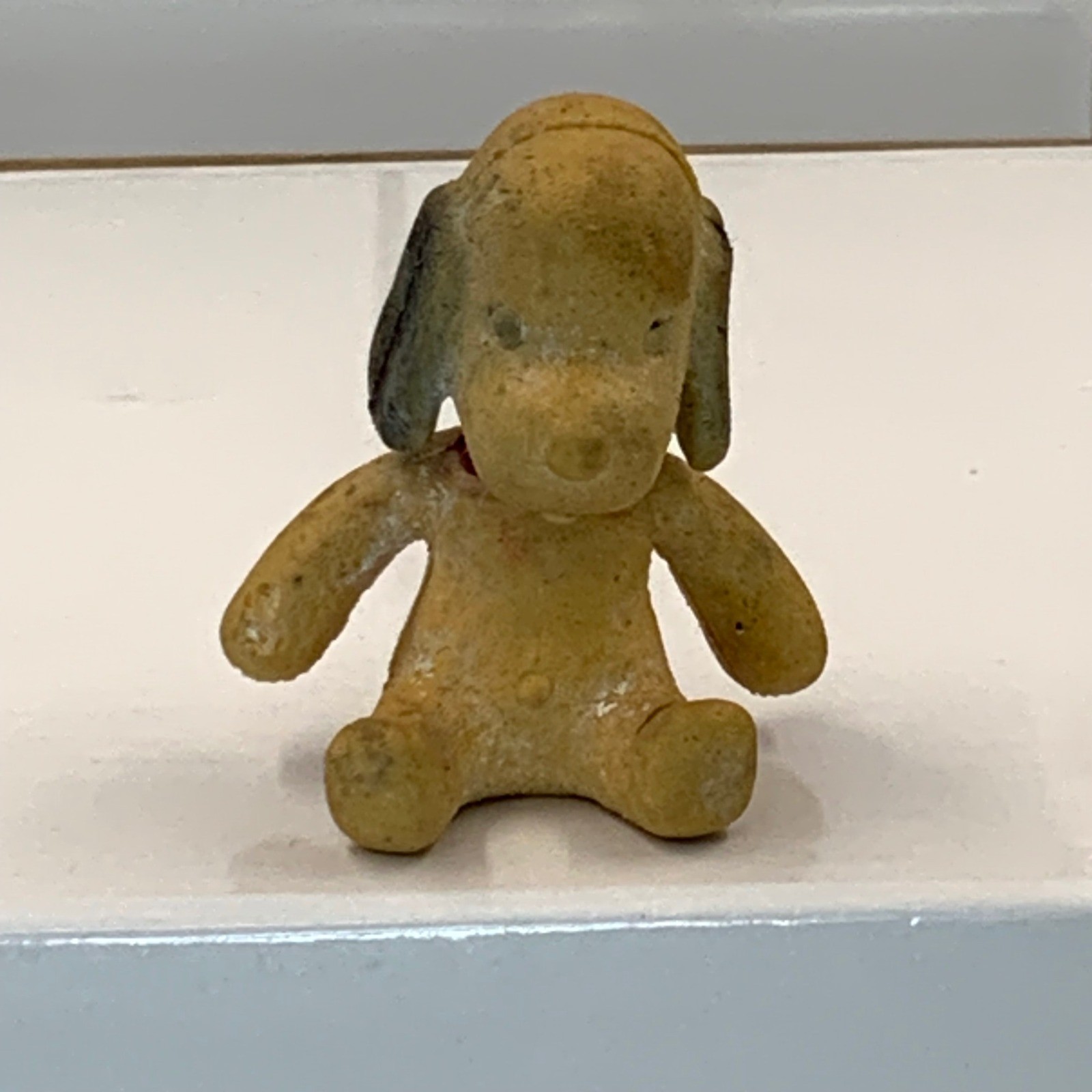 Vintage Henry the Dog 2″ Rubber Toy Figurine Seated Floppy Ears Collectible TM