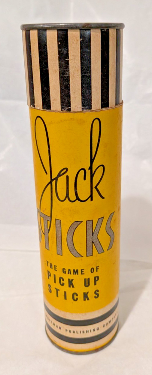 RARE VINTAGE JACK STICKS PICK UP STICKS GAME