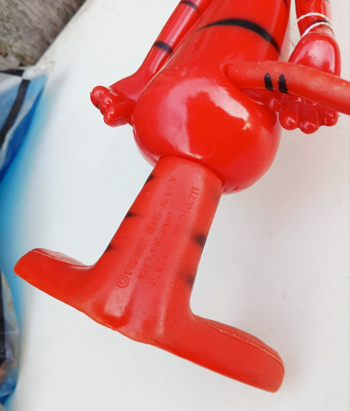 Rare Vintage Cool Cat Toy Figure In Bag W/Tag 1969 Warner Bros Dakin