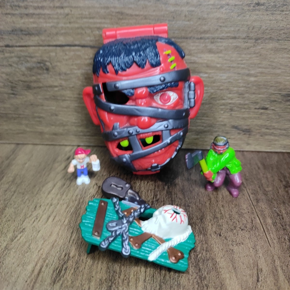 Vintage Bluebird Toys – Mighty Max – Horror Head – Lock Jaw – 100% COMPLETE