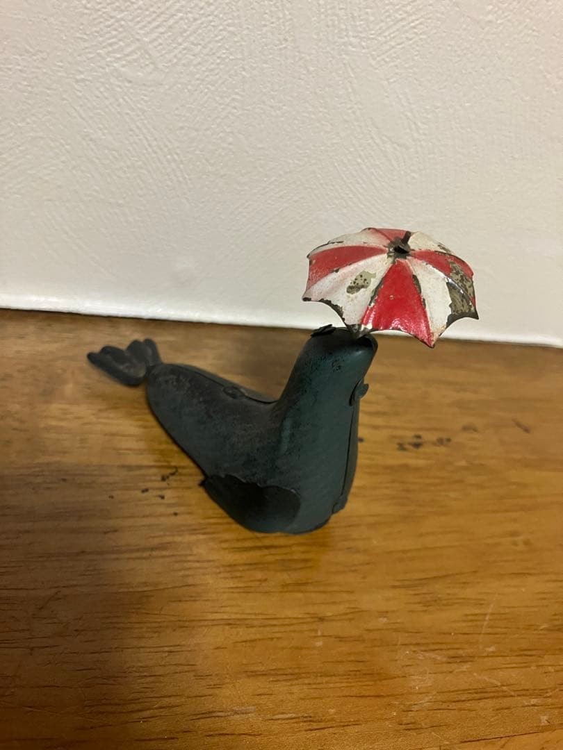 Vintage Japanese Tin Toy Sea Lion 1945