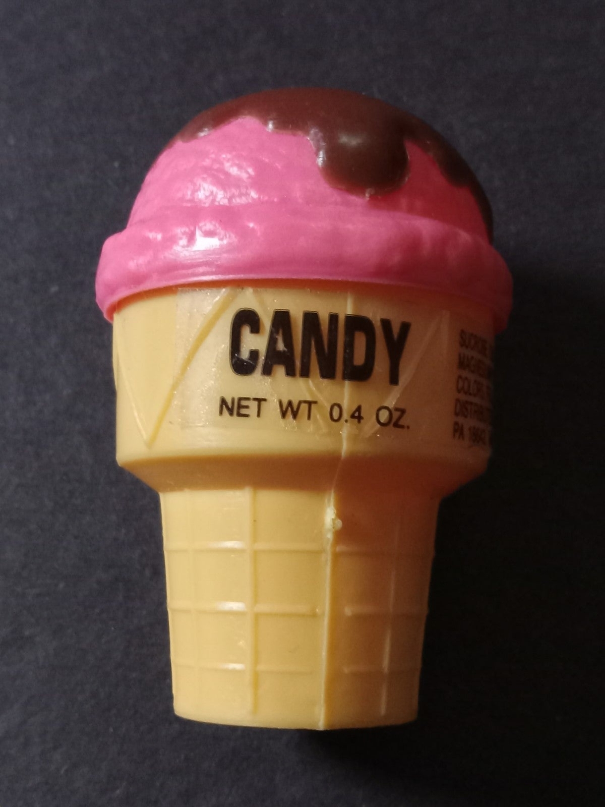 Topps 1982 Vintage Sundae Bubble Gum Candy Container