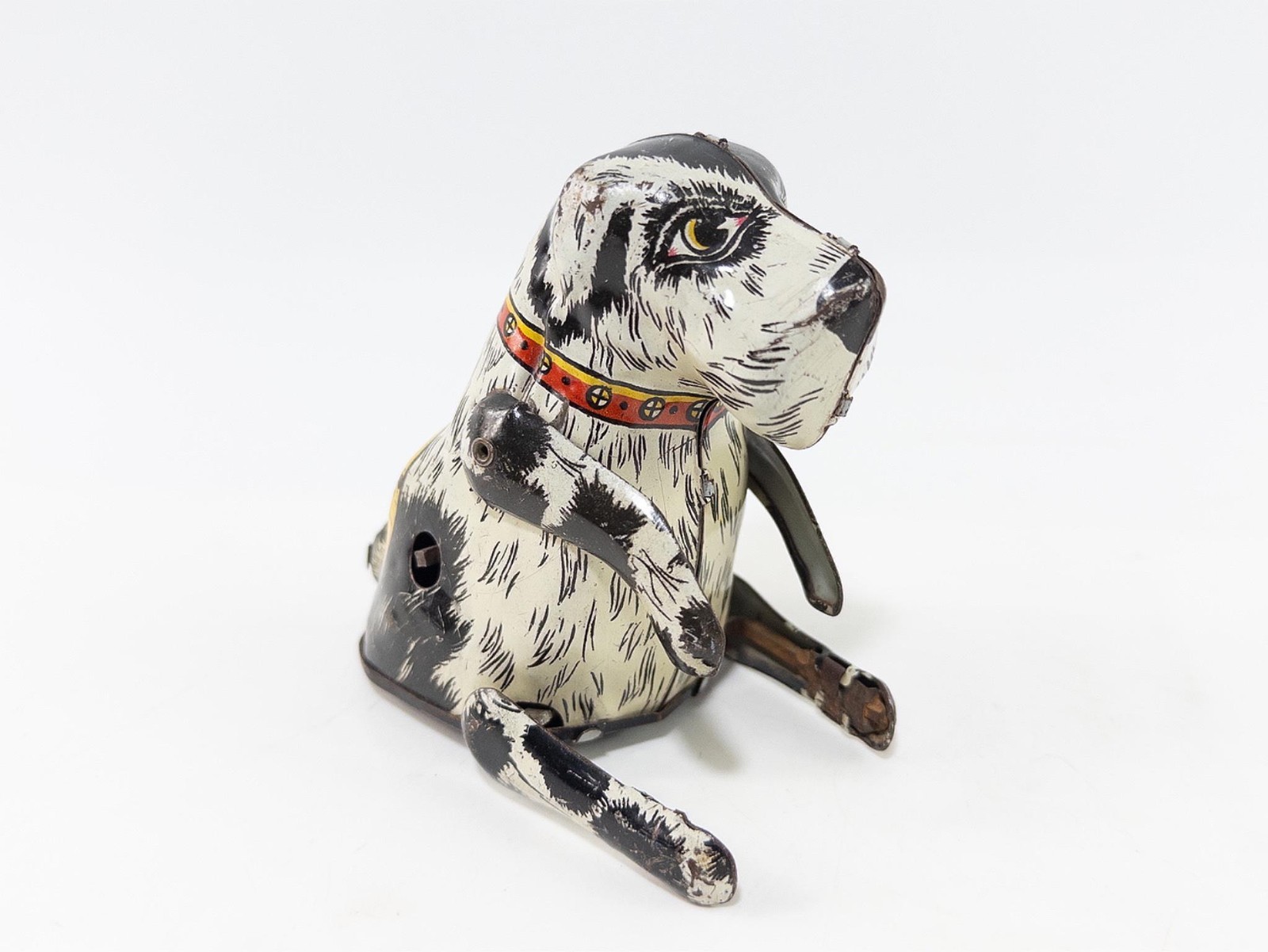 Vintage Marx “Flipo The Jumping Dog” Tin Litho Wind-Up Toy, Very Good, Untested