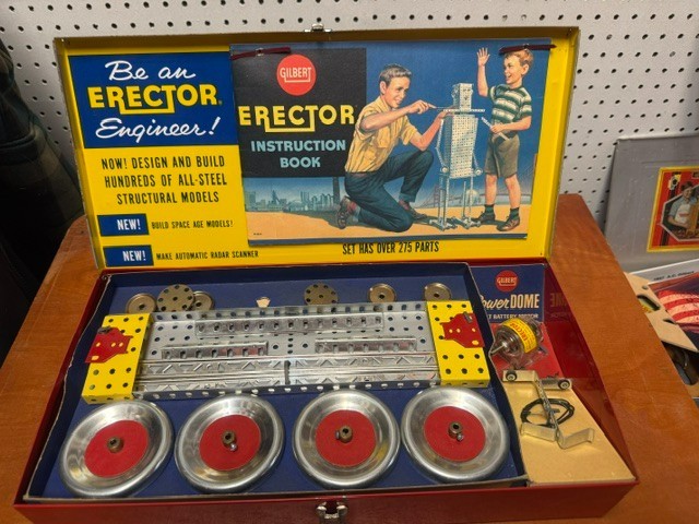 1959-1961 AC Gilbert No. 10042 Erector Automatic Radar Scope Set – Nice & Clean