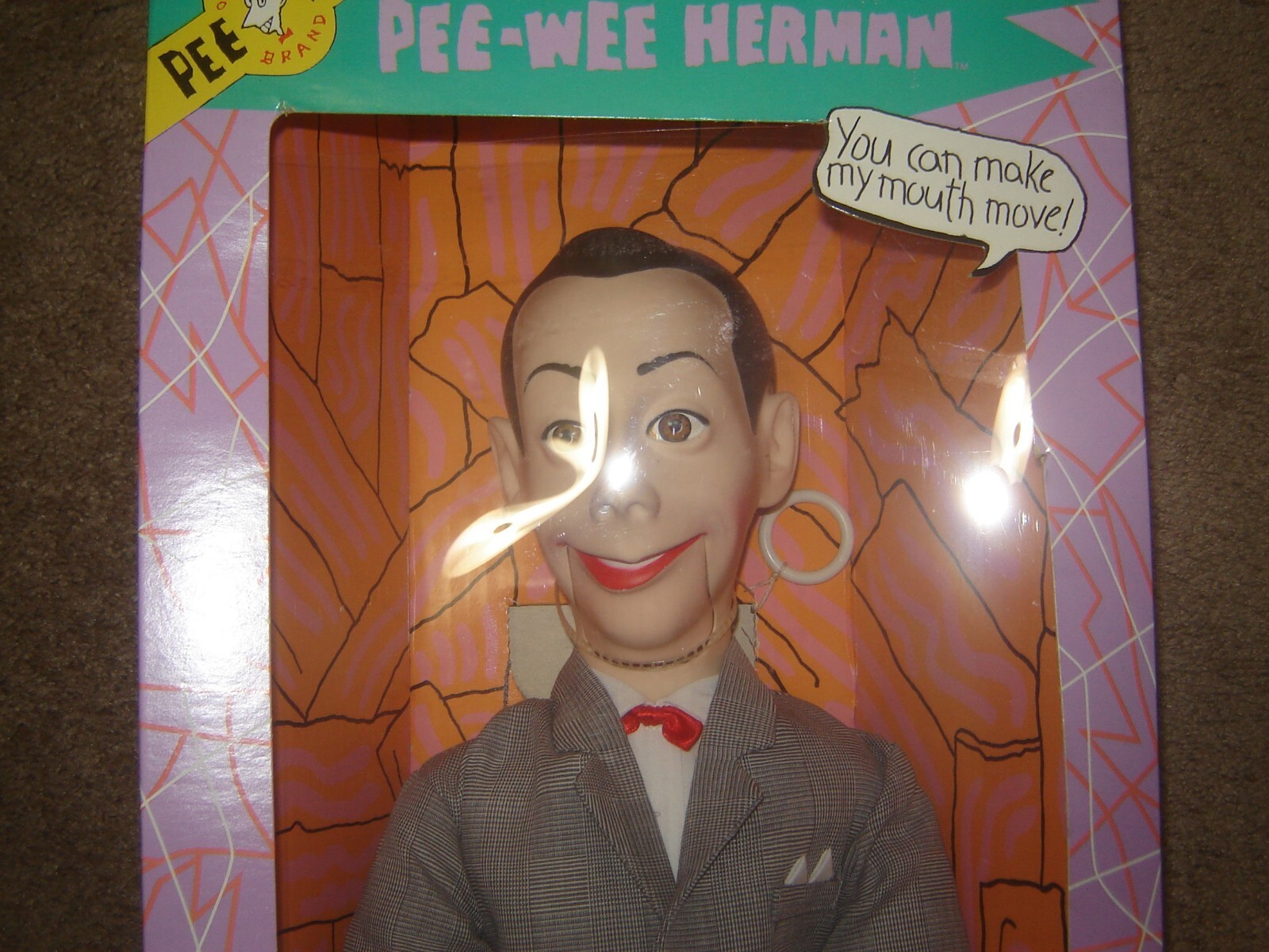 PEEWEE HERMAN VENTRILOQUIST DOLL NEVER OPENED