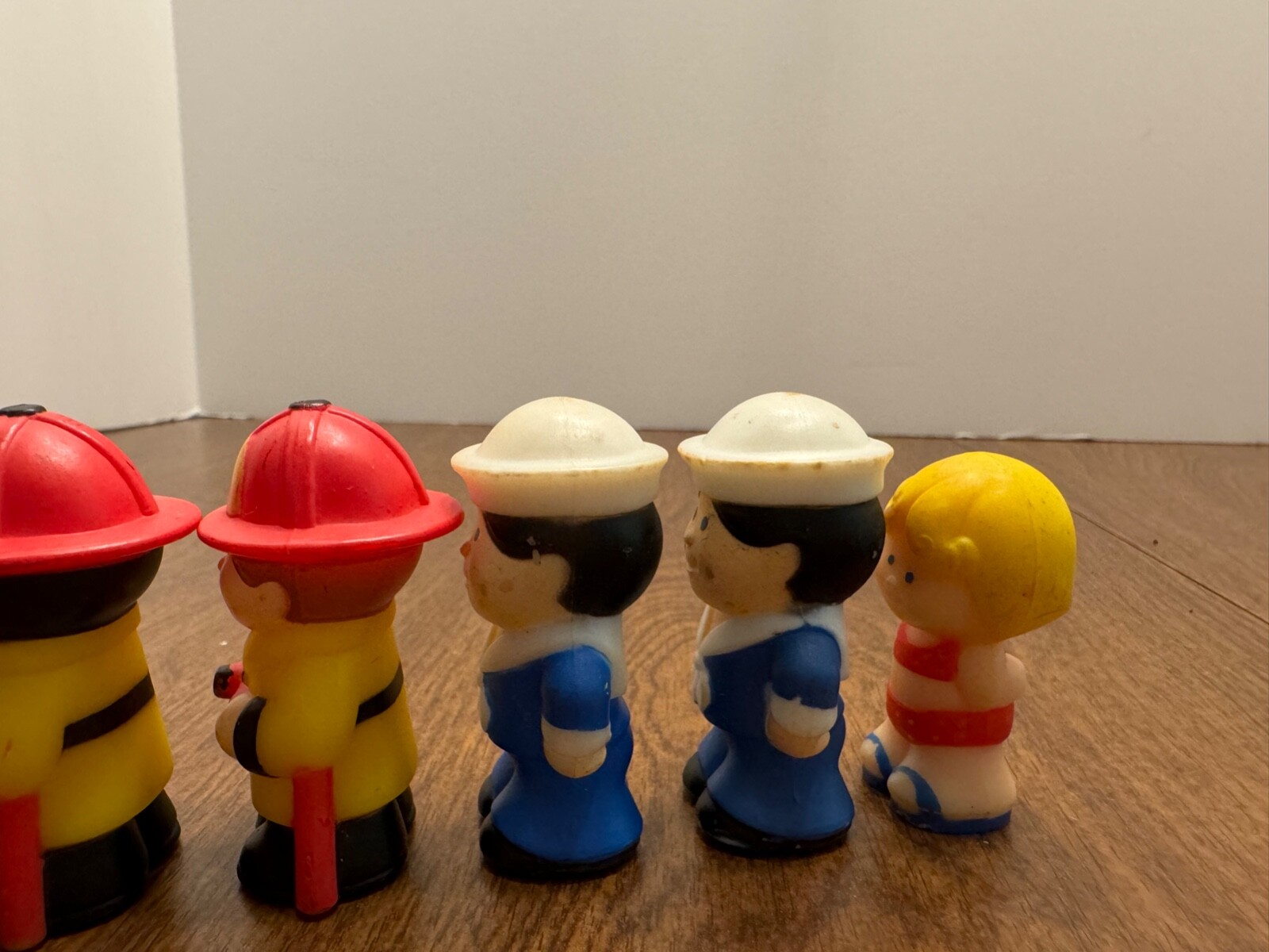 Lot of 7 Kenner Family Tree Tots Tub Town Firefighter Sailor 1970s