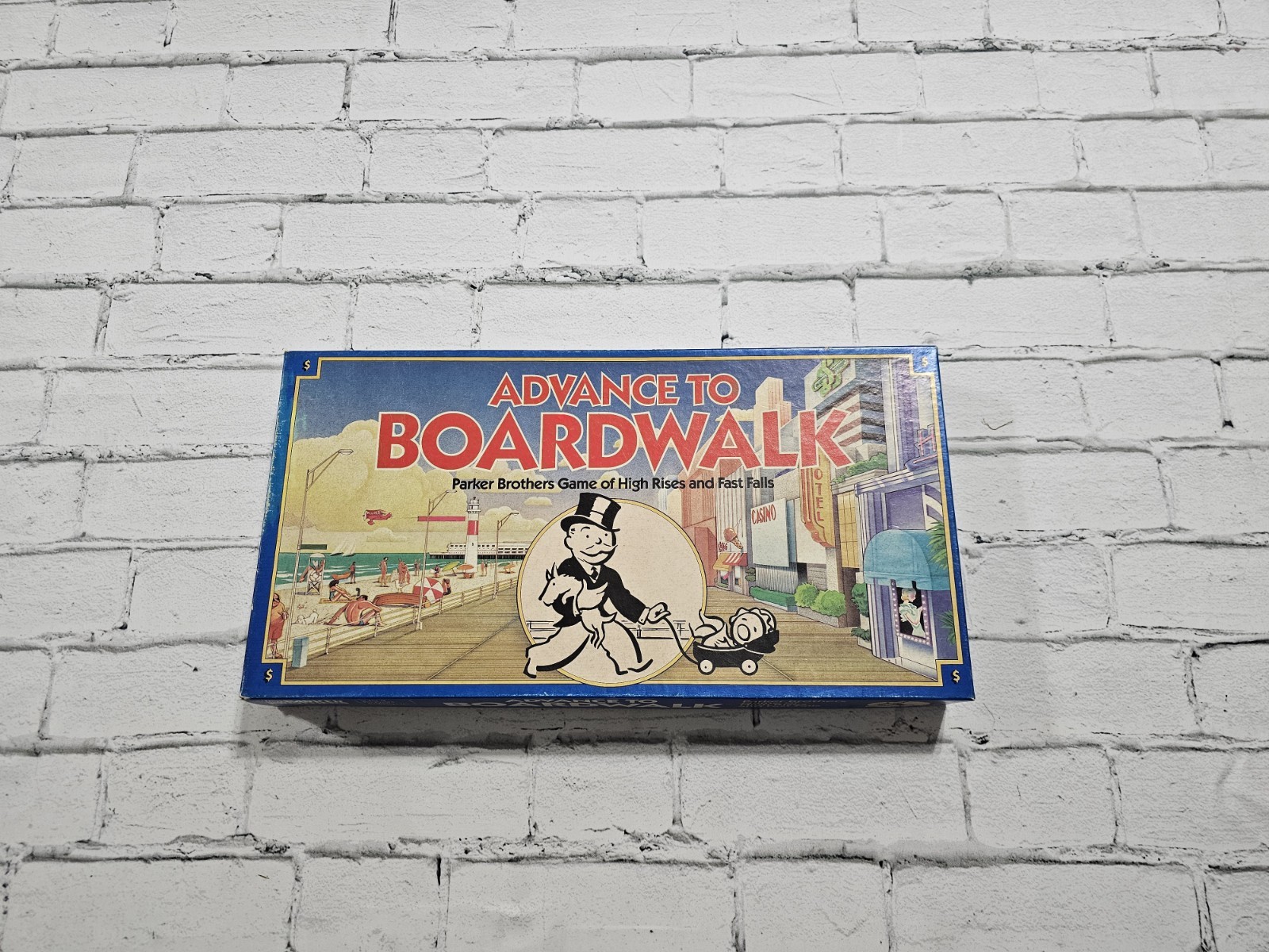 Parker Brothers Vintage Advance to Boardwalk Board Game