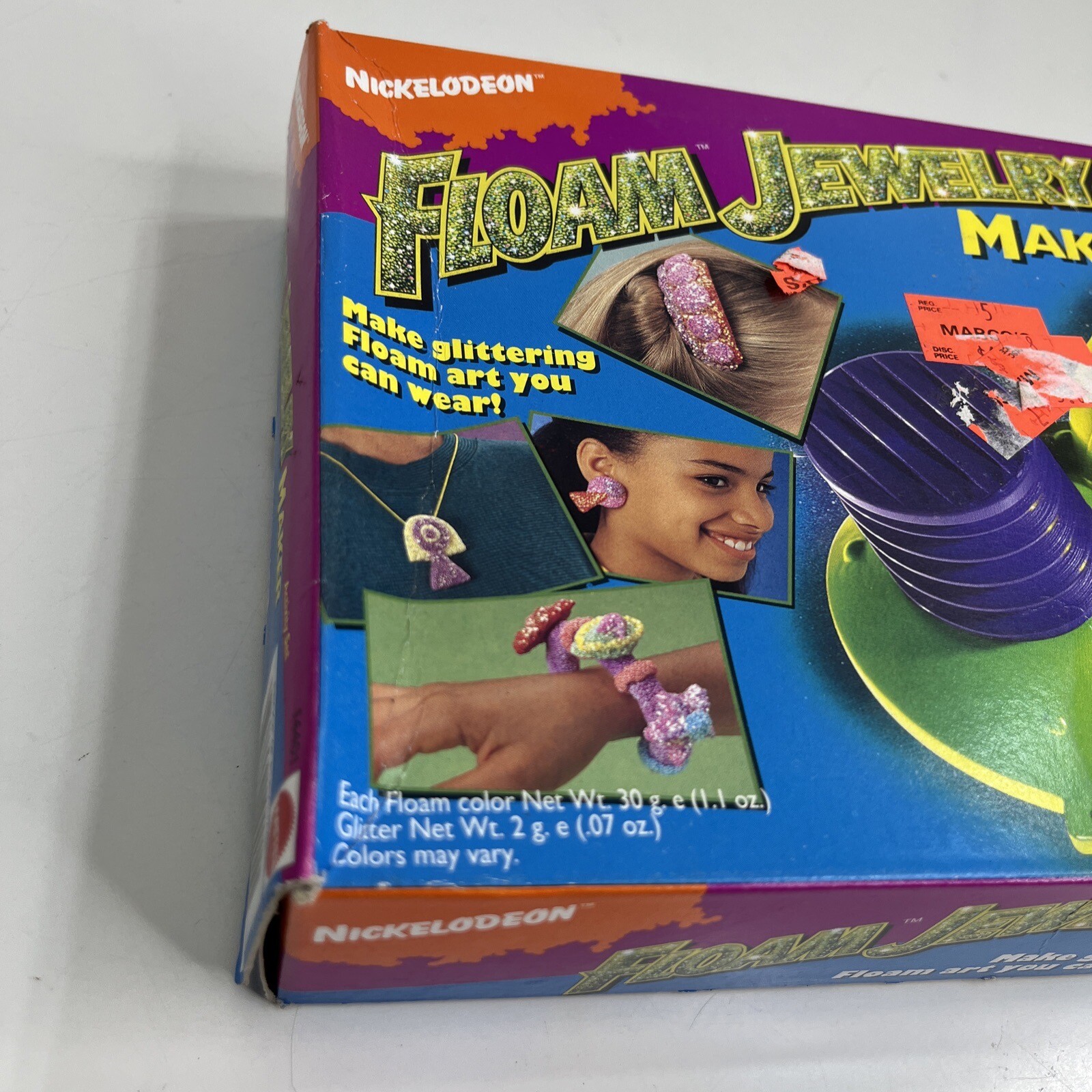 New Nickelodeon Floam Jewelry Maker Vintage 1990s Nick For Kids Floam Foam Art