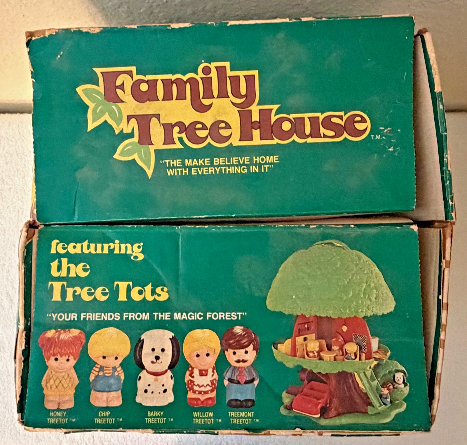 Vintage Kenner Tree Tots Family Tree House WITH BOX