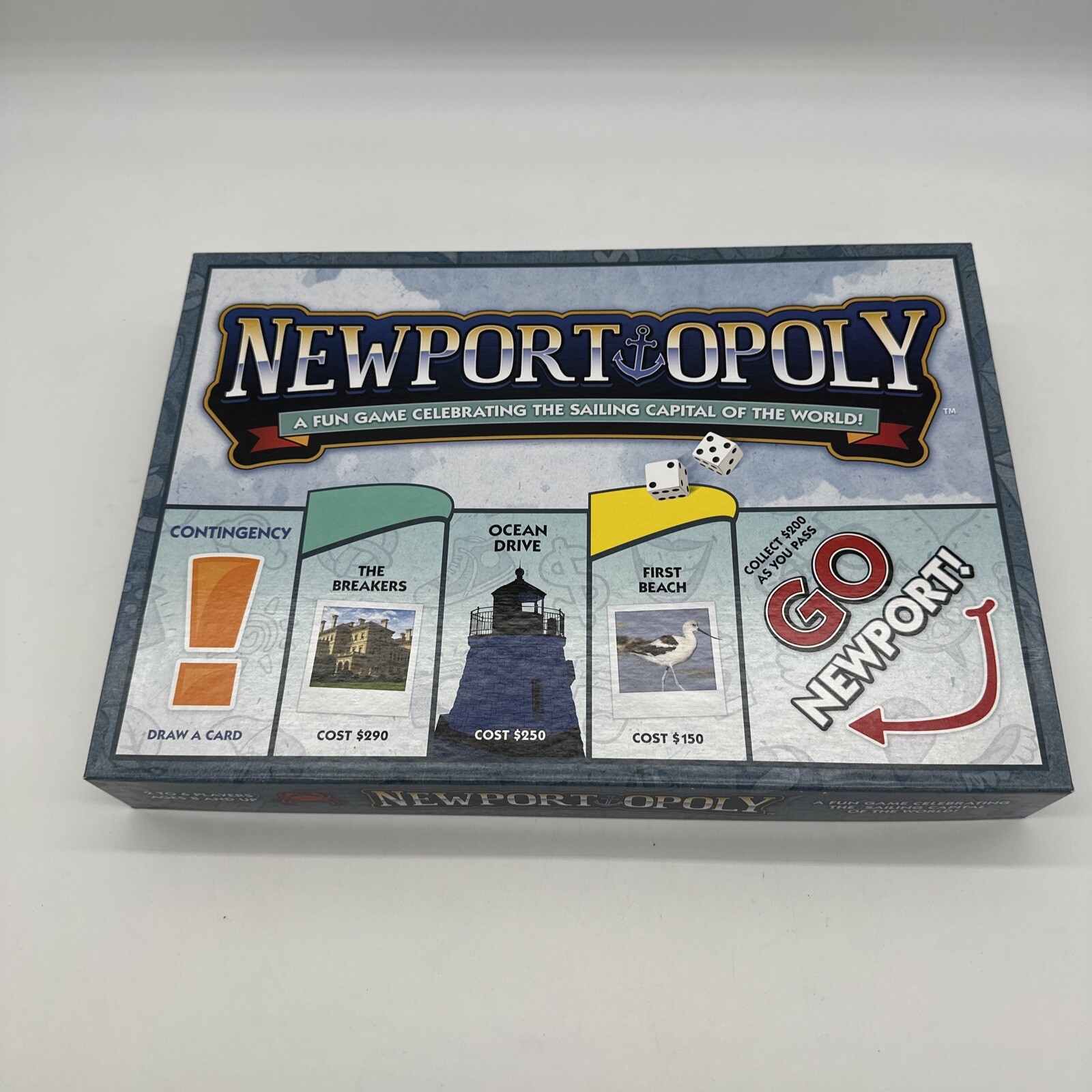 NewportOpoly Board Game Monopoly RI Rhode Island