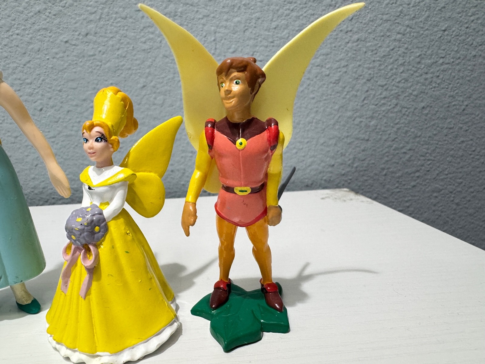 Vintage Don Bluth Thumbelina Figures Lot of 4 1994 Dakin Animated Movie Rare