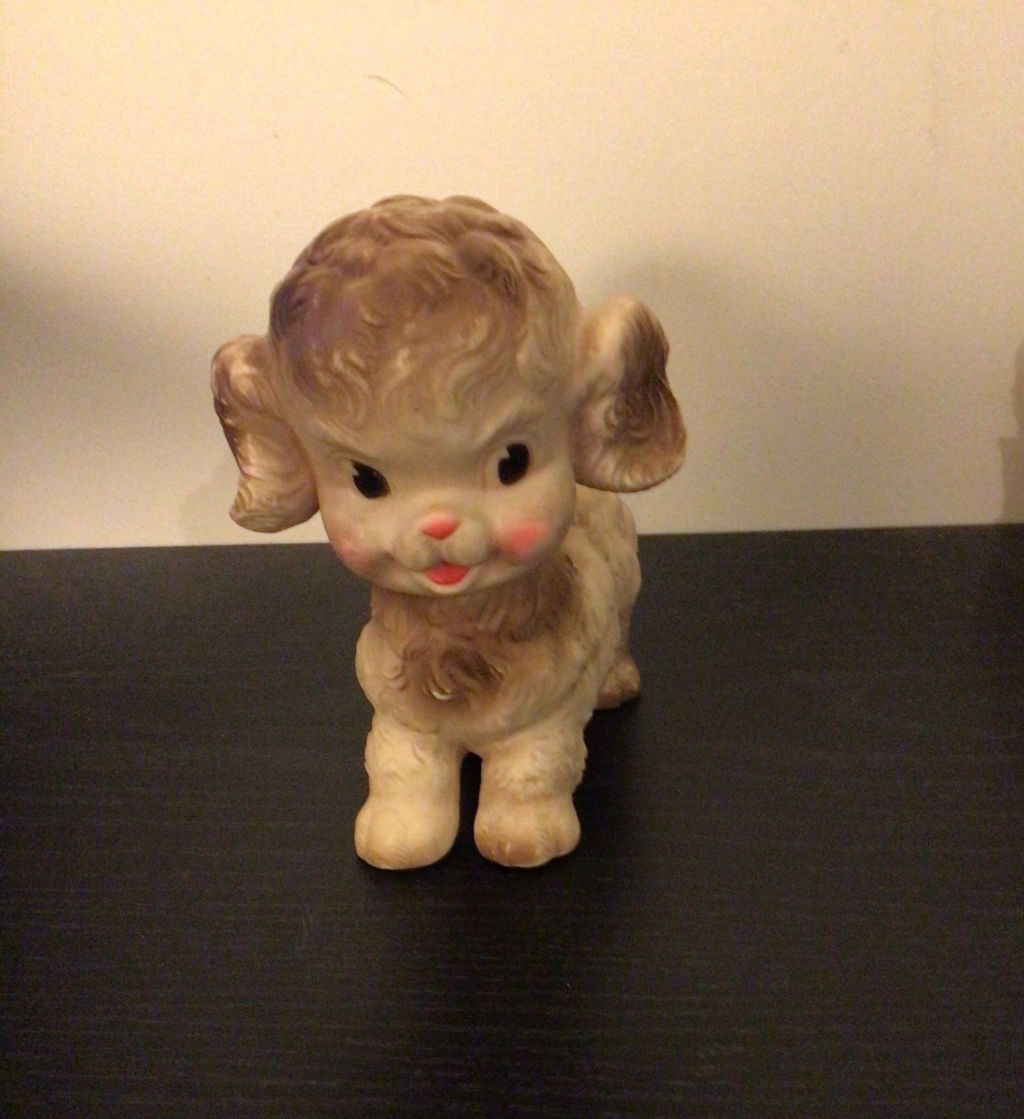 Vintage Puppy Dog Squeak Toy The Sun Rubber Co. Squeaker Works