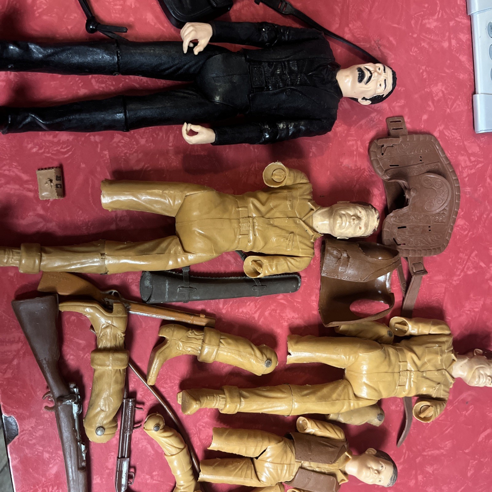 Marx Johnny West Adventure Quick Draw Sam Cobra Renegade Badman W Extras & Parts