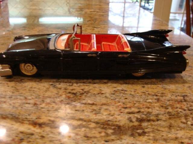 1959 Cadillac series 60, convertible,car Bandai Japan, tin, circa 1959