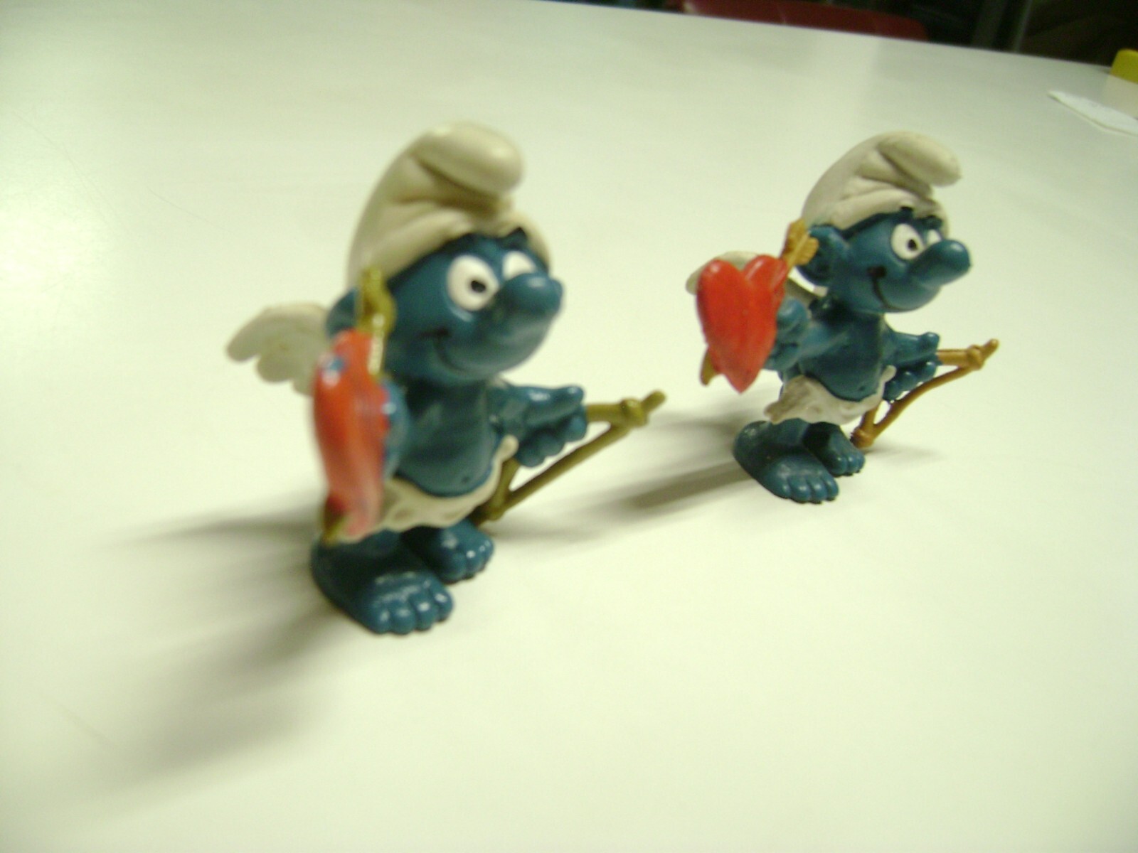 1980 Cupid SMURF Valentine Variations Vinyl Figures HongKong #1, W. Berrie Co #3