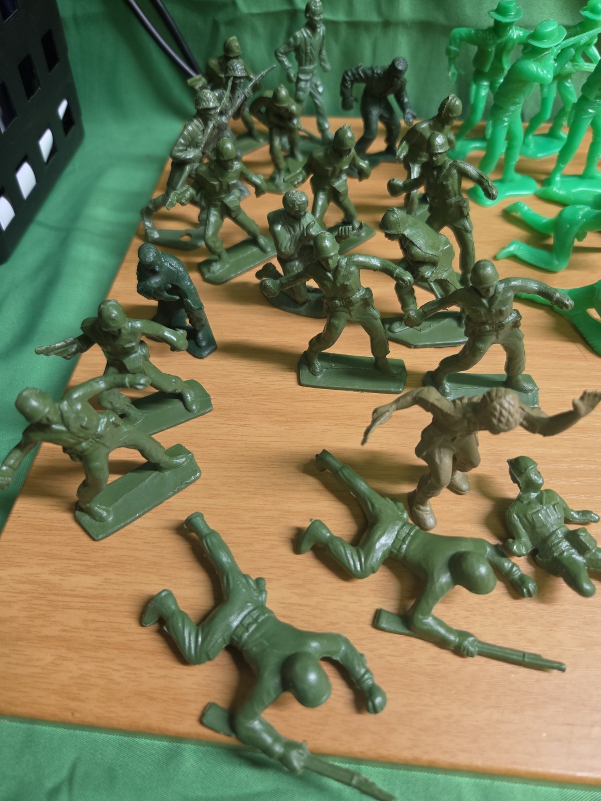 Vintage Tim-Mee Toy Processed Plastic Cowboys Indians And Soldiers 47pcs