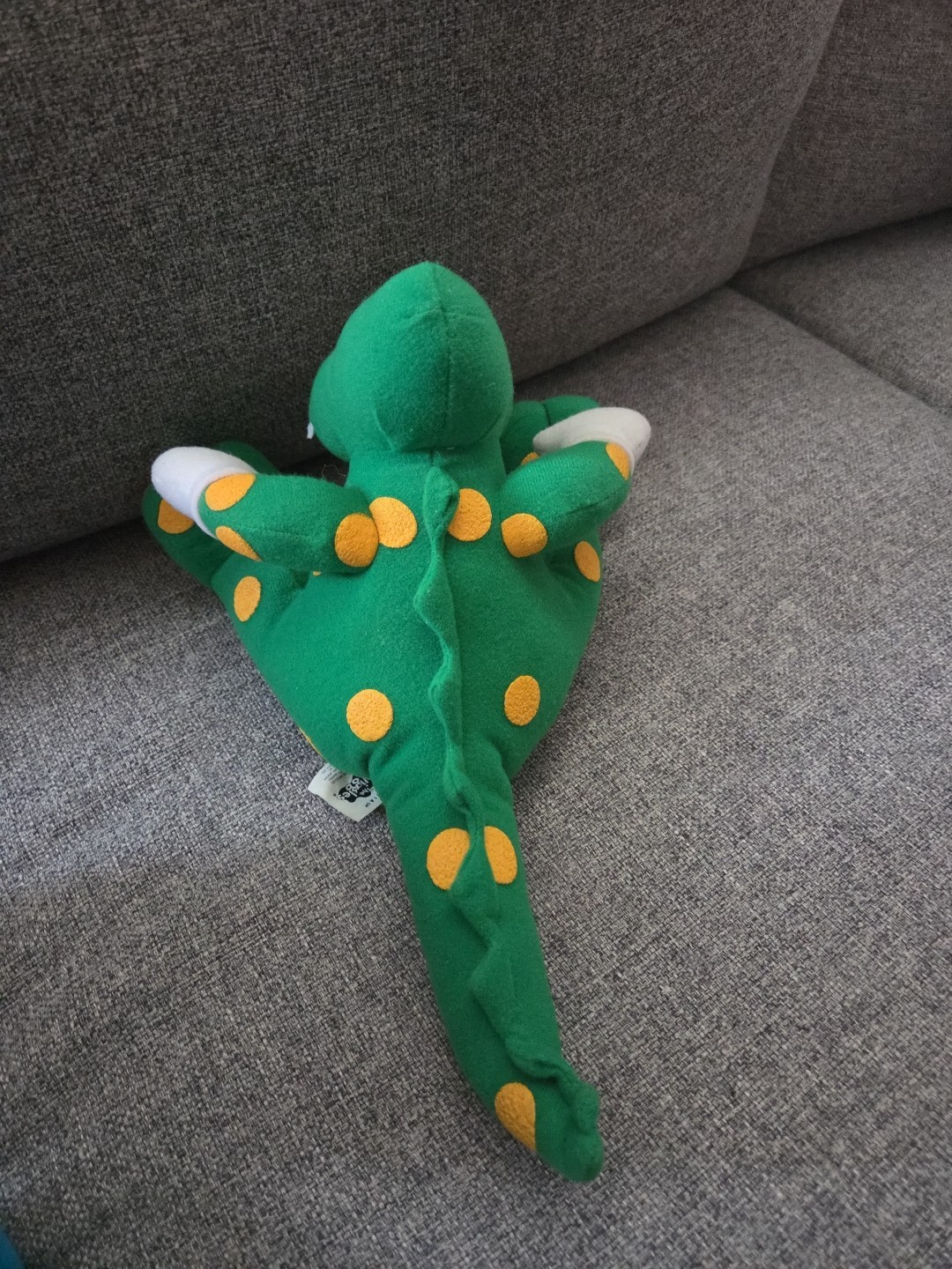 Vintage 1997 Dorothy the Dinosaur plush from The Wiggles 21cm tall 38cm long