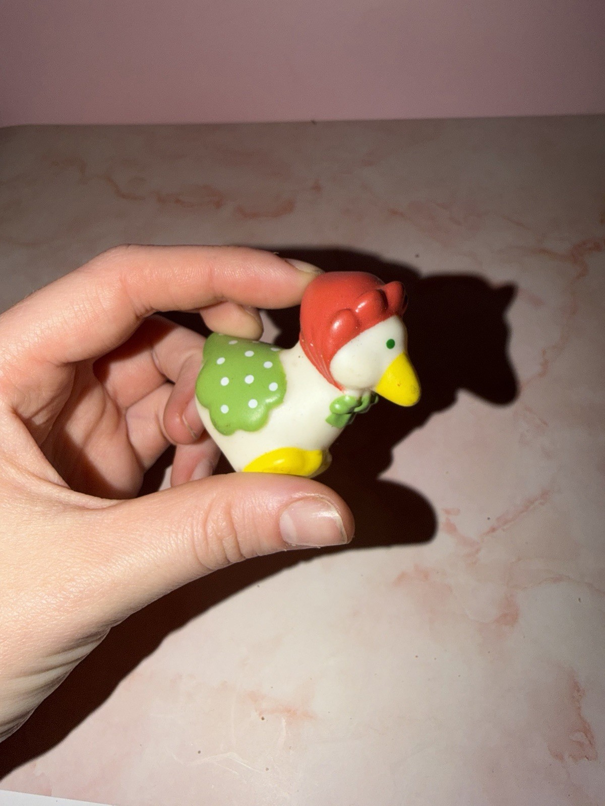 Vintage A.G.C. 1982 Strawberry Shortcake Gooseberry Goose Pet For Cherry Cuddler