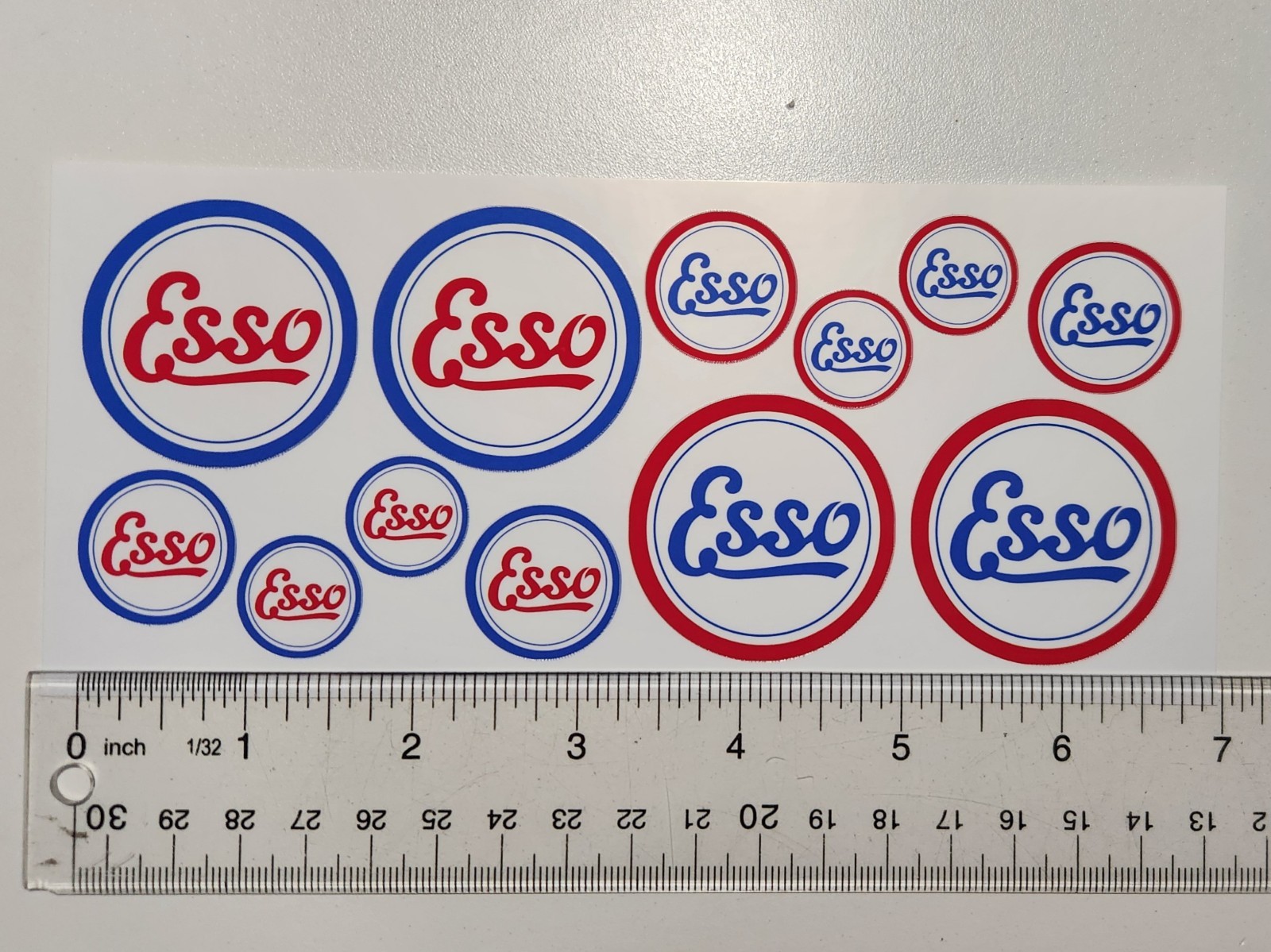 Stickers For Custom Tonka Or Other Toy Restorations. Esso.