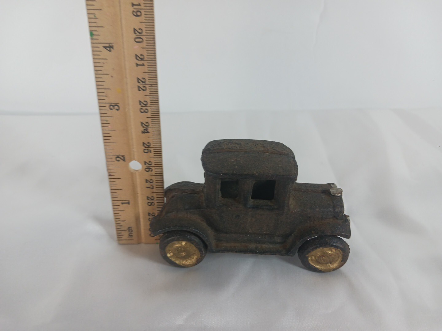 Antique Arcade Cast Iron Toy Ford Model T Car Coupe Sedan 4 inch