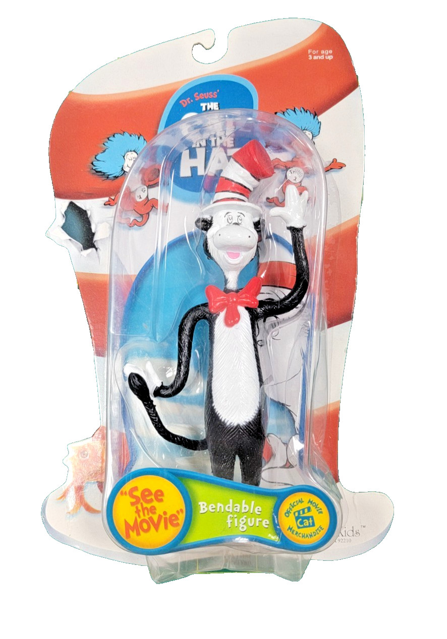 Dr Seuss The Cat in the Hat Collectible Toy Y2K Vintage Universal Studio
