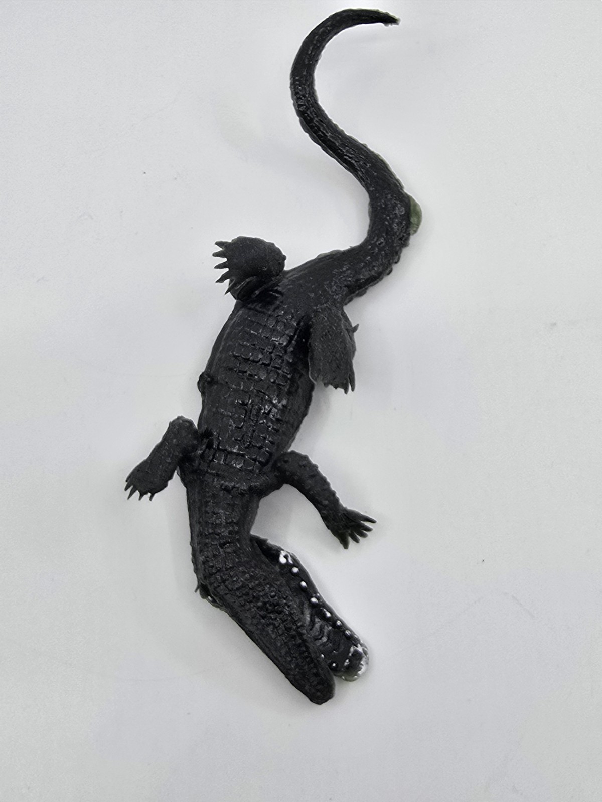 Vintage 1960s Rubber Oil Jiggler Alligator Toy Hong Kong NOS