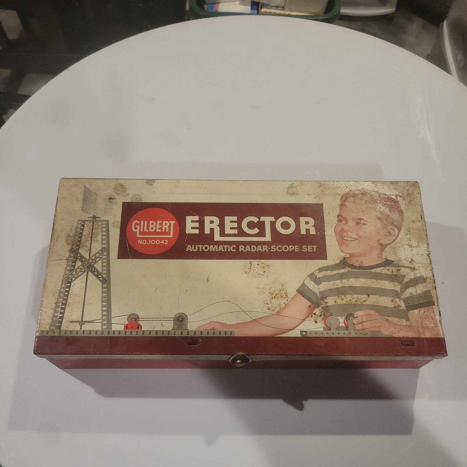 1959 AC Gilbert Erector 10042 Automatic Radar Scope Set & original instructions