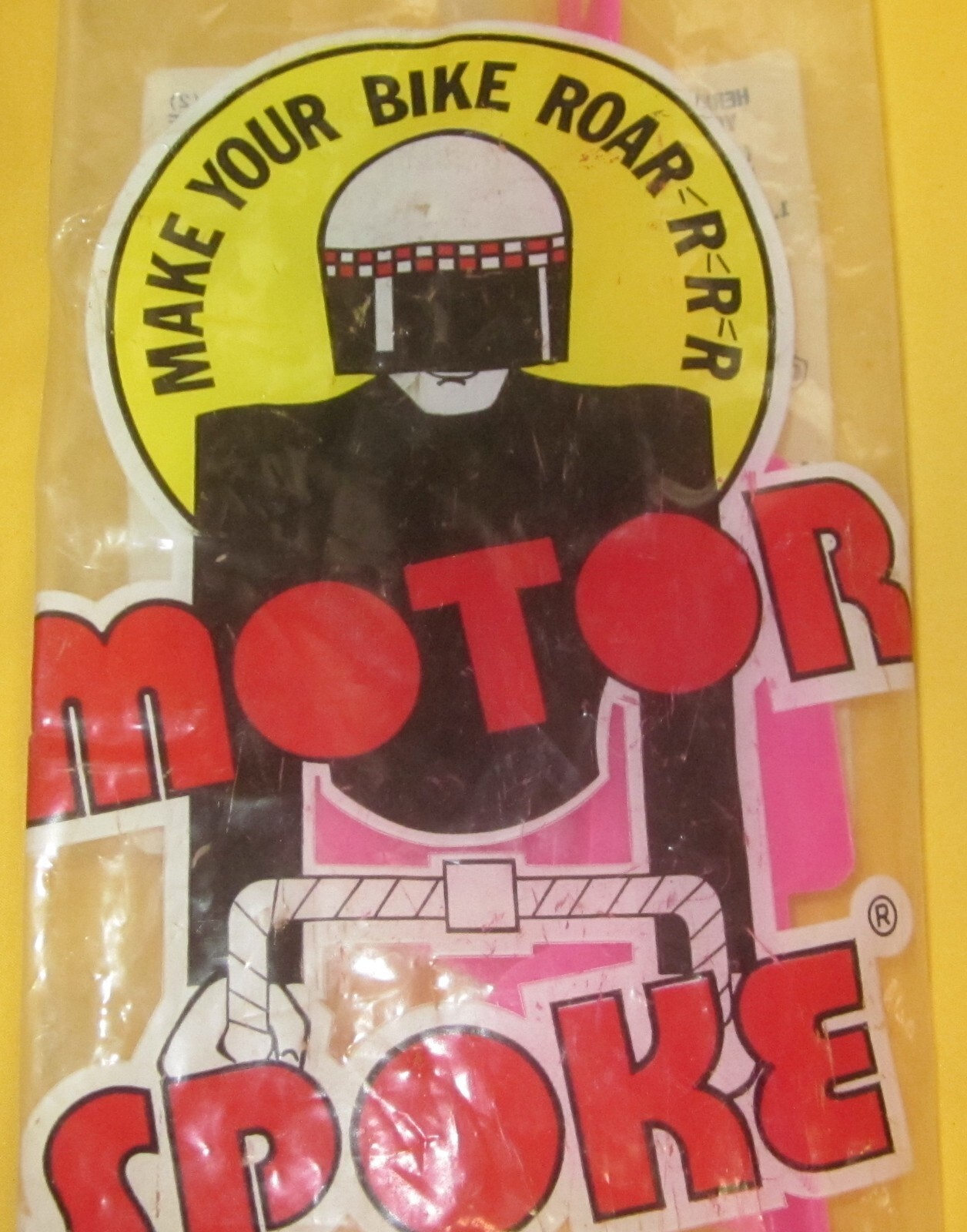 NEW IN PACKAGE Vintage Motor Spoke Bicycle Noise Maker MAKE YOUR BIKE ROAR 1975
