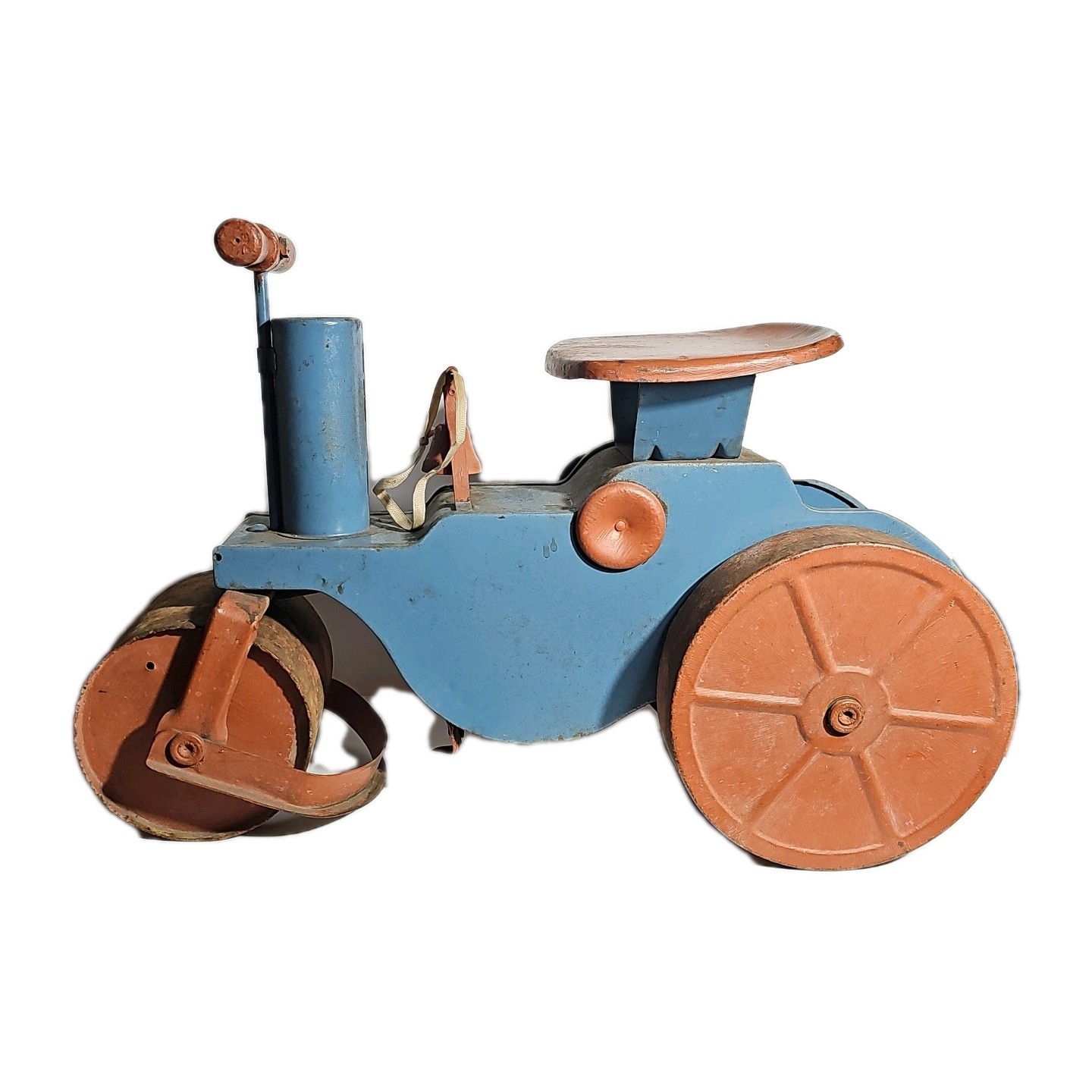 1920s Antique Keystone Pressed Steel Ride Em Steam Roller / Ride On