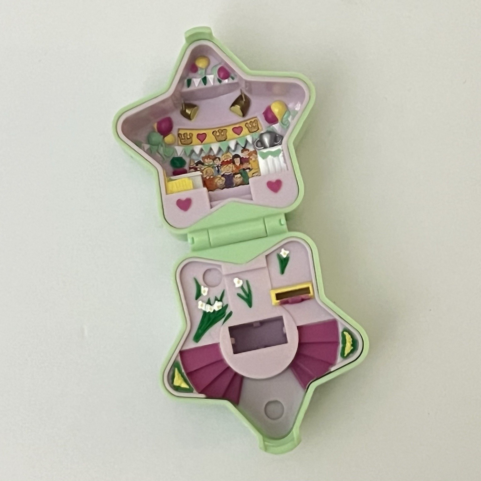 Polly Pocket Vintage Bluebird 1992 Bathing Beauty Pageant Ring Compact Case
