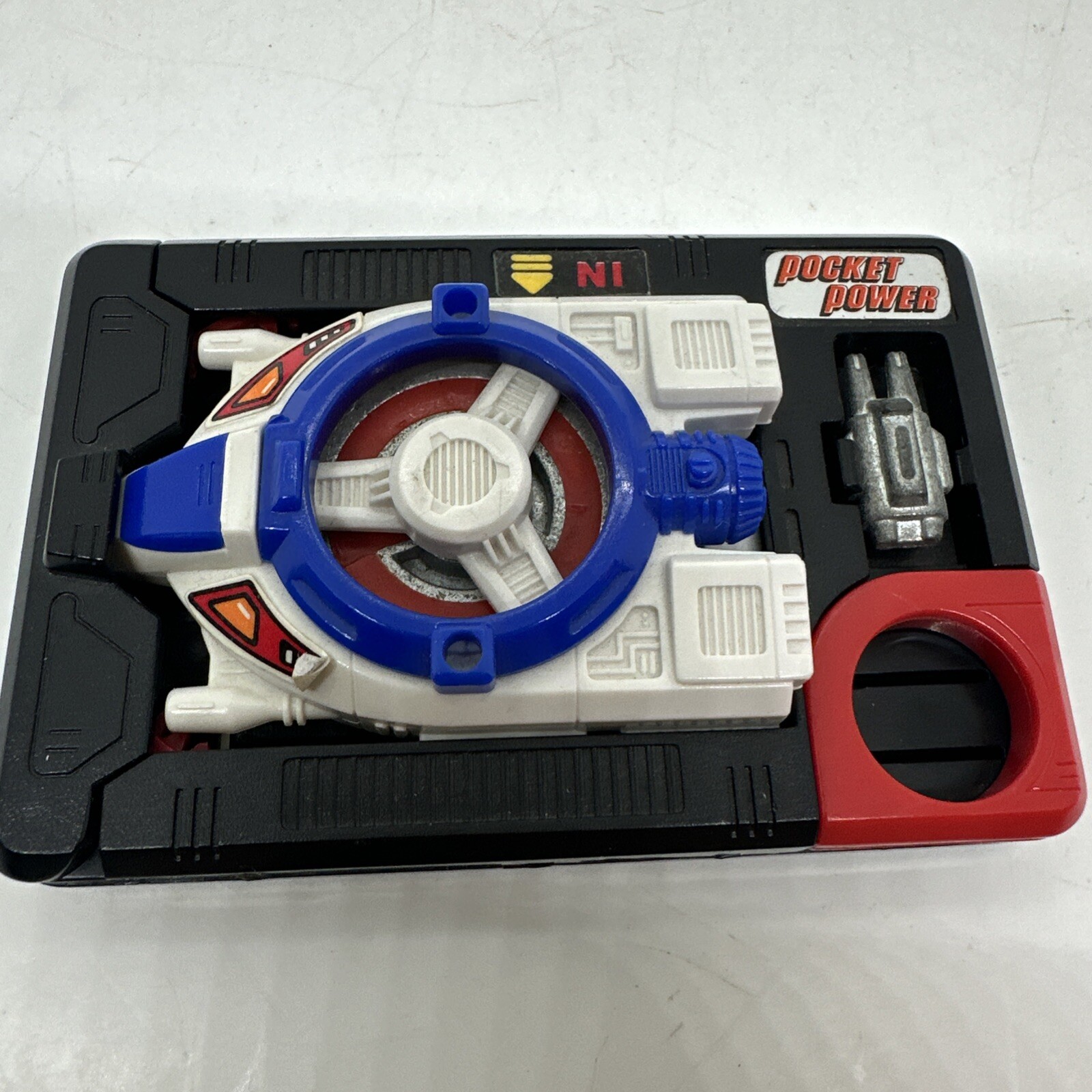 1988 Tyco SEGA Pocket Power Hovercraft Boat Pull Spinning Toy