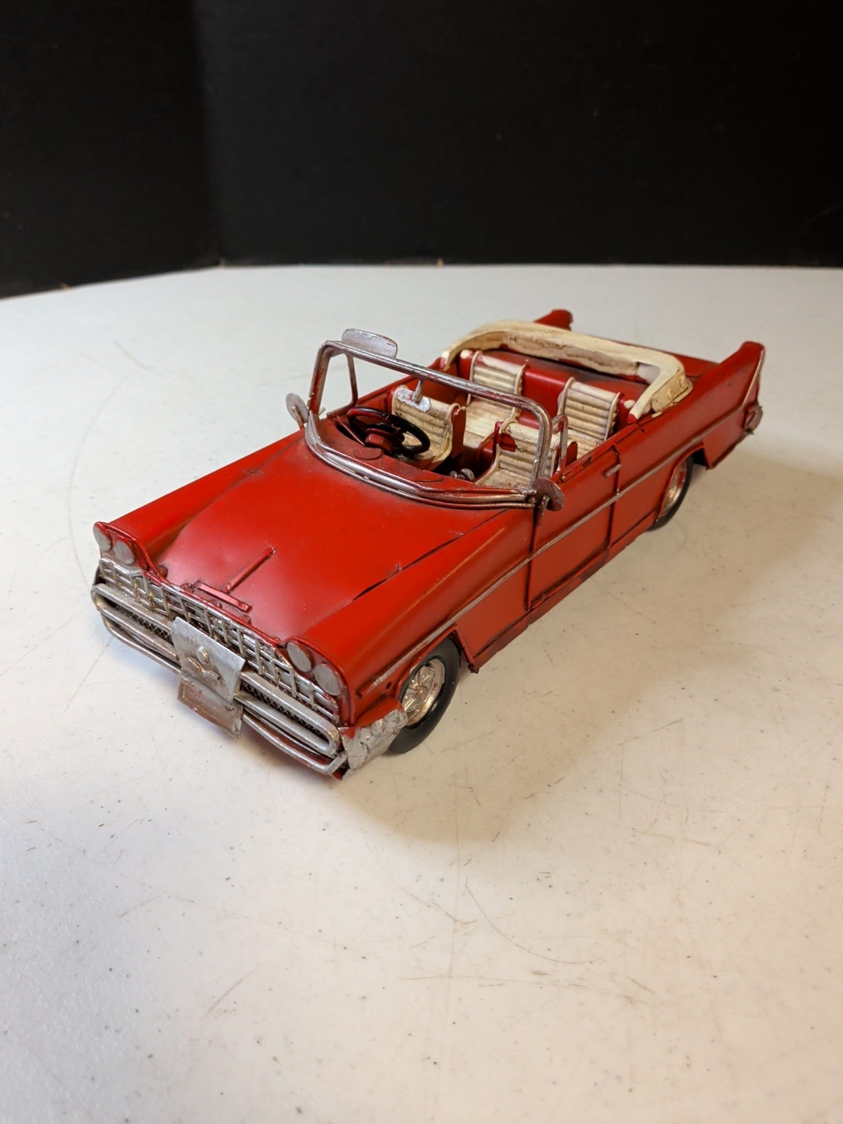 Vintage Tin Toy Car Made In Japan 1958 Ford Fairlane 10inch