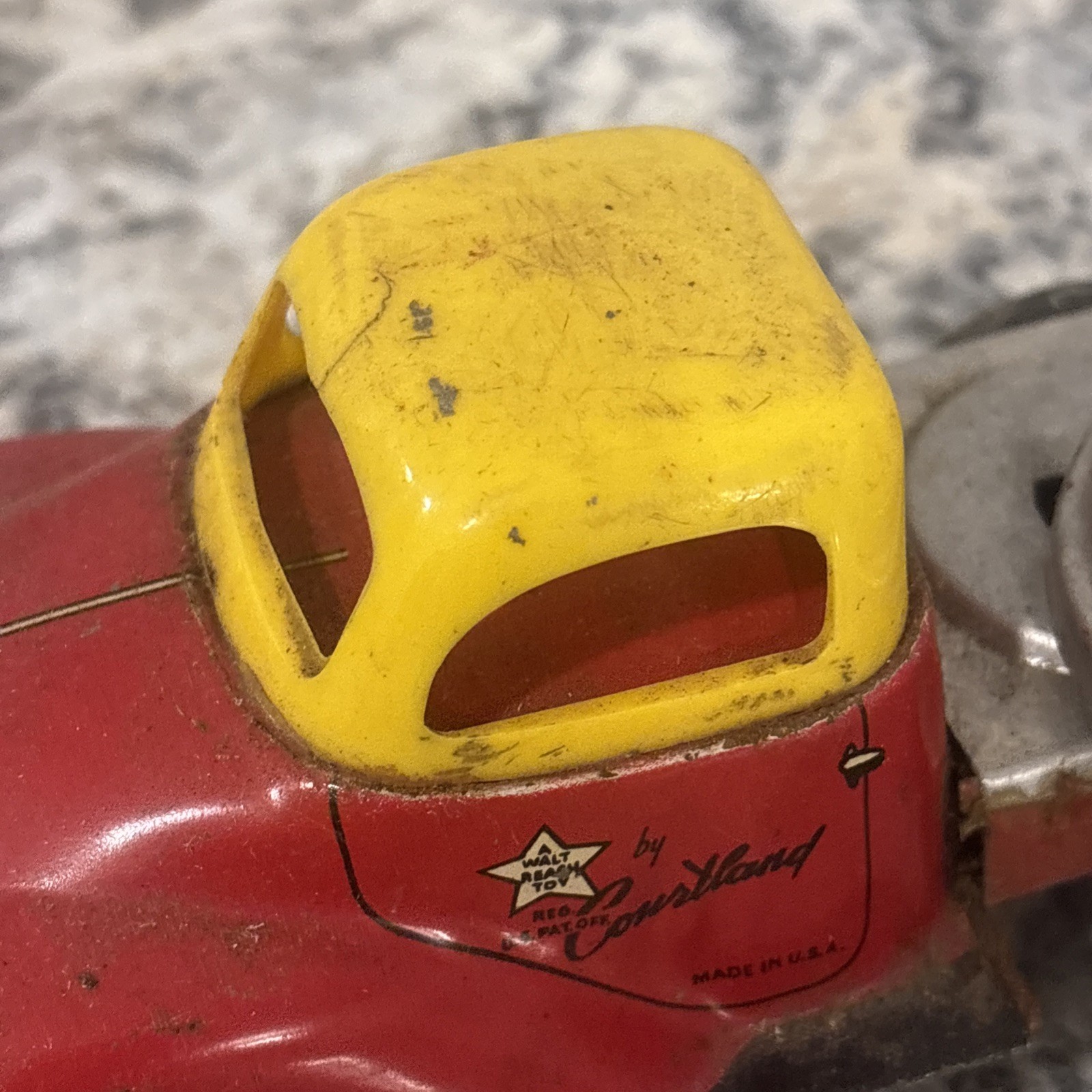 Vintage Courtland Wind-up Tin Litho Truck & Trailer – a Walt Reach Toy