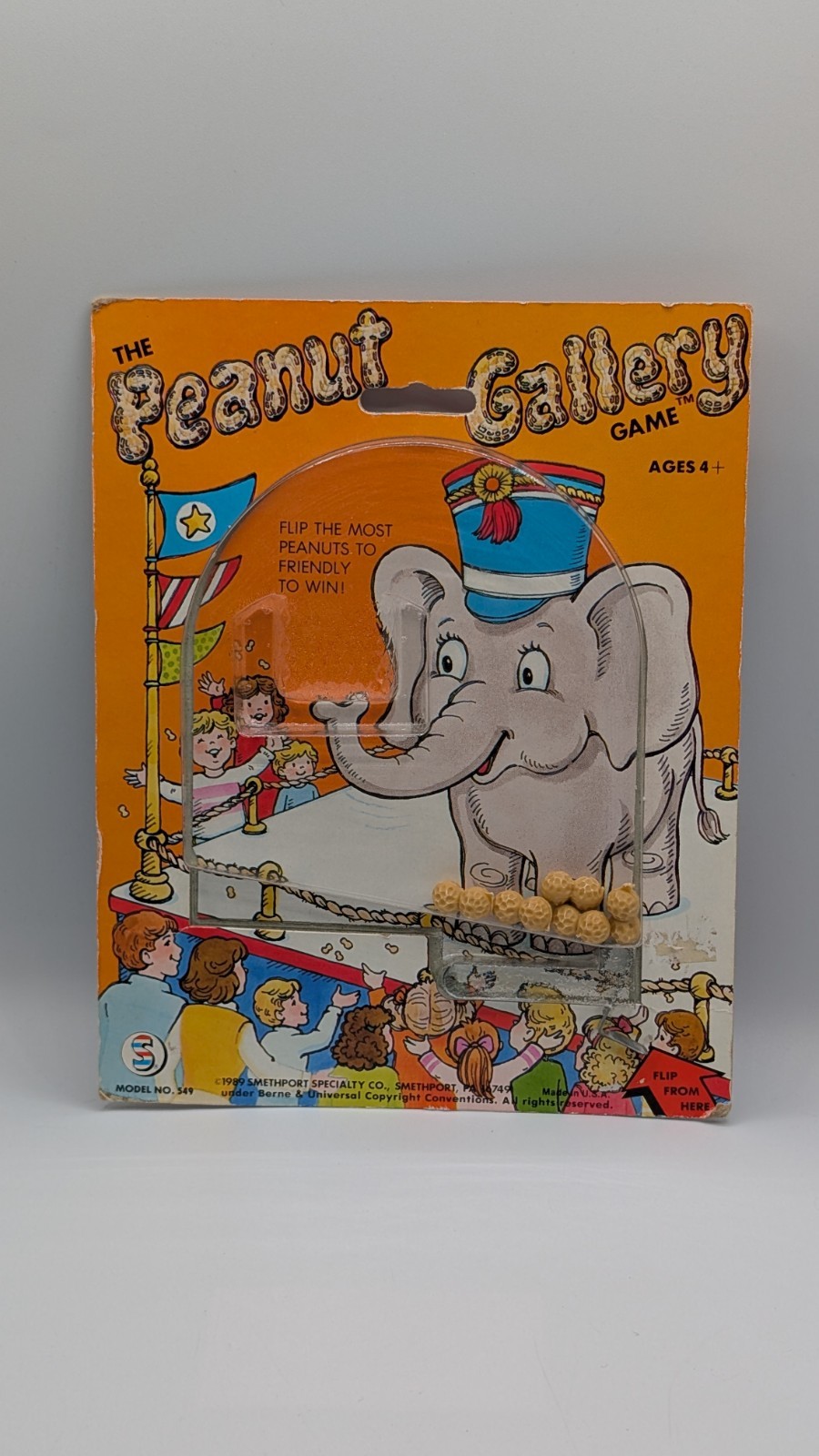 1989 The Peanut Gallery Game No. 549 By Smethport Specialty Co