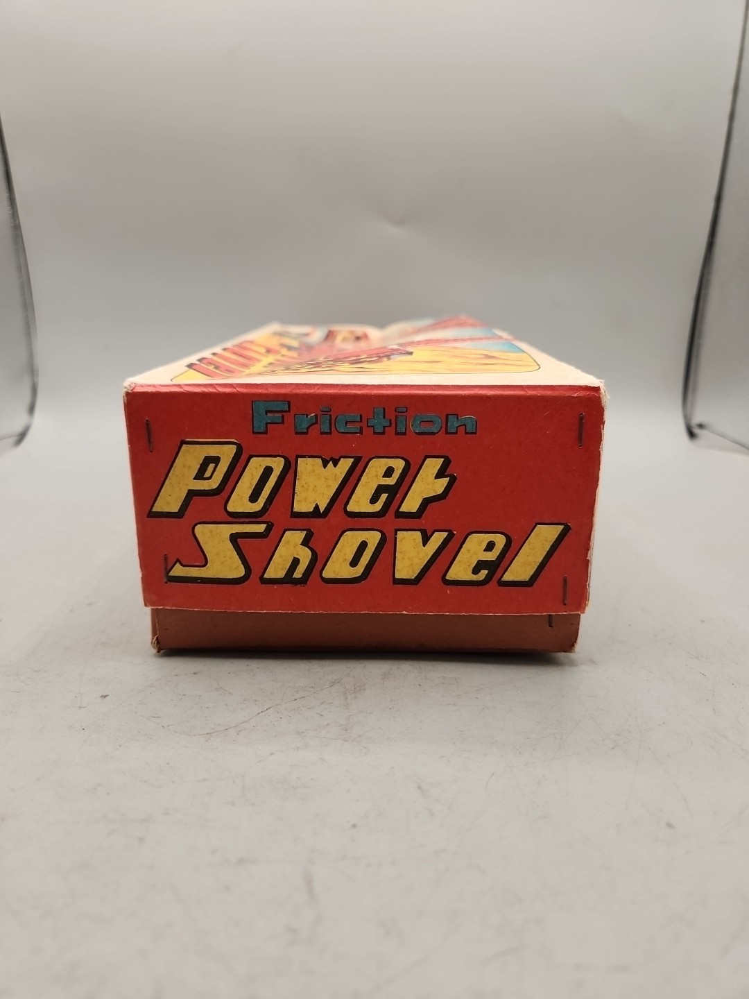Vintage Tin Litho Daiya 267 Power Shovel Excavator Toy Friction Truck Excellent
