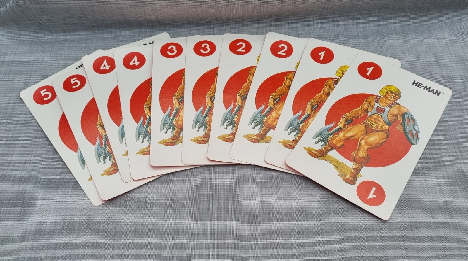 Masters Of The Universe Giant Playing Cards Vintage 1983 Mattel MOTU Waddingtons